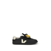 Veja Black Calf Leather Bos Taurus Low Top Sneakers