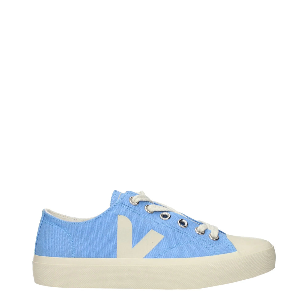 Veja Light Blue Fabric Low Tops - EU40/US10
