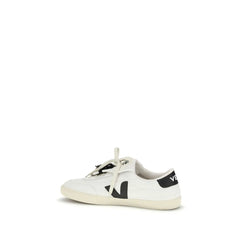 Veja White Calf Leather Bos Taurus Athletic Sneakers - EU44/US11