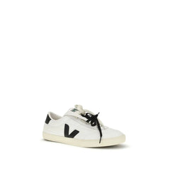 Veja White Calf Leather Bos Taurus Athletic Sneakers - EU44/US11