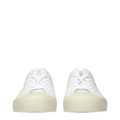 Veja White Fabric Low Tops