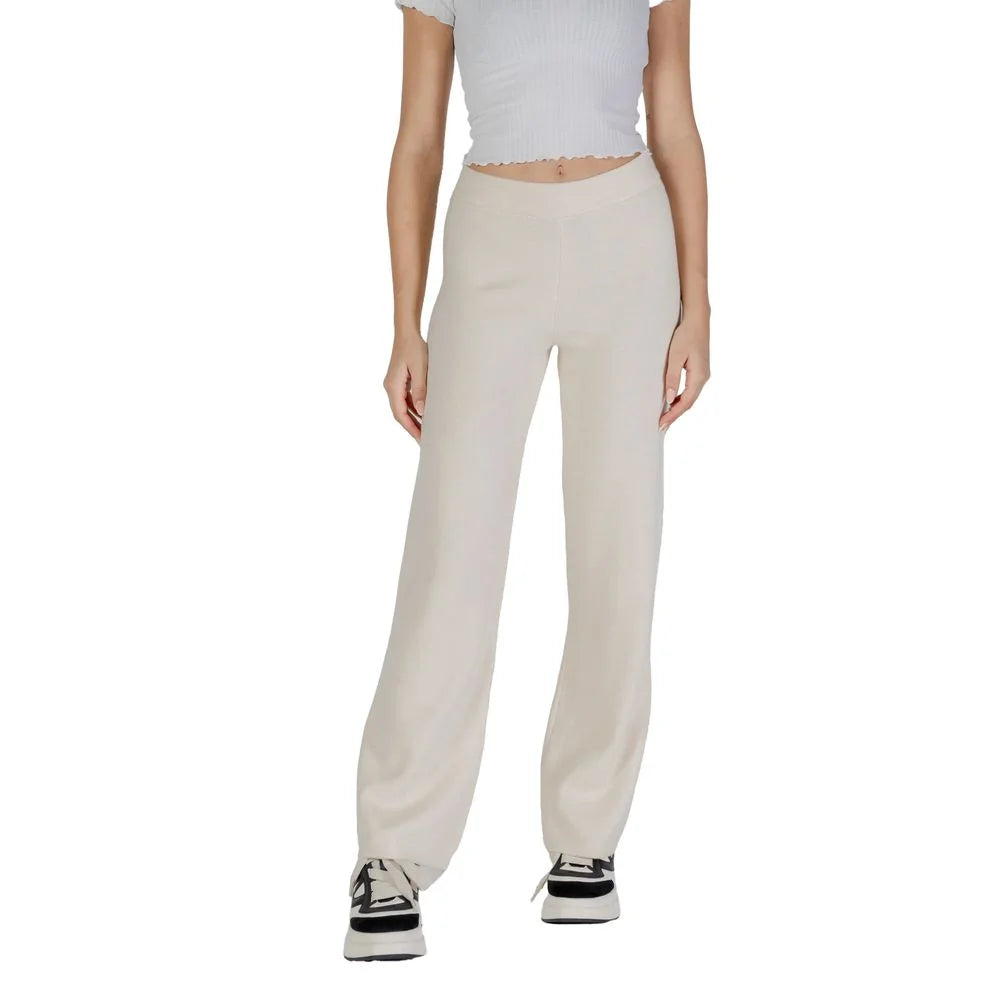 Vero Moda Cream Viscose Pant