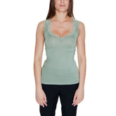 Vero Moda Green Viscose Tank Top