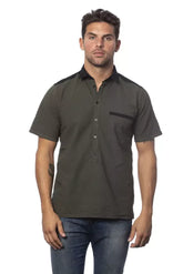 Verri Army Cotton Men Shirt - M - Shirts