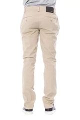 Verri Beige Cotton Men’s Chino Pant - Chinos