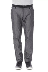 Verri Black Cotton Men Pant - Trousers