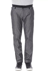 Verri Black Cotton Men Pant - Trousers