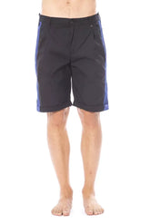 Verri Black Cotton Men’s Short - Short Trousers