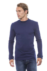 Verri Blue Cotton Men Sweater - Sweaters