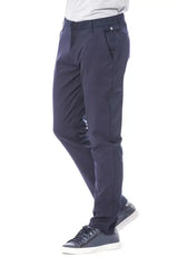 Verri Blue Polyester Men Pant - Trousers
