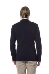 Verri Blue Viscose Men Blazer - Sport Jackets