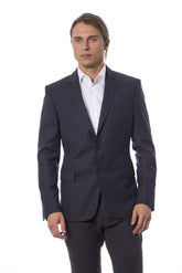Verri Blue Wool Men Blazer - Sport Jackets