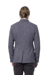 Verri Elegant Blue Single Breasted Blazer - IT50 | L - Sport Jackets
