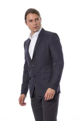 Verri Elegant Blue Wool Single-Breasted Blazer - IT50 | L - Sport Jackets