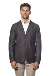 Verri Gray Cotton Men’s Blazer - Sport Jackets