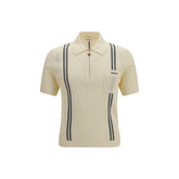 Versace Beige Cotton Polo Shirt