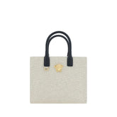 Versace Beige Cotton Shoulder Bag