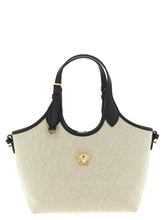 Versace Beige Cotton Tote Bag