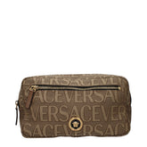 Versace Beige Fabric Backpack