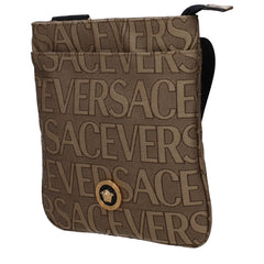 Versace Beige Fabric Crossbody Bag