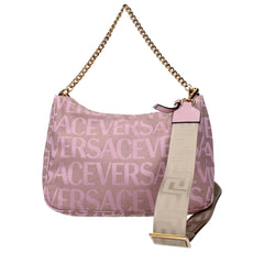 Versace Beige Fabric Handbags