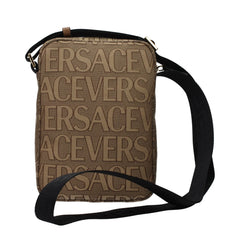 Versace Beige Fabric Shoulder Bag