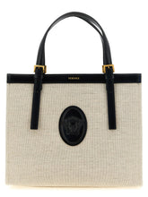 Versace Beige Leather Tote Bag