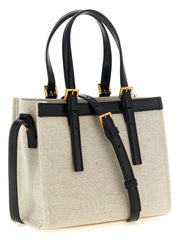 Versace Beige Linen Tote Bag