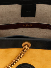 Versace Bicolor Calfskin Shoulder Bag
