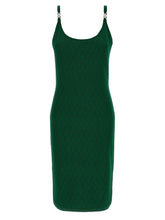 Versace Bicolor Viscose Midi Dress
