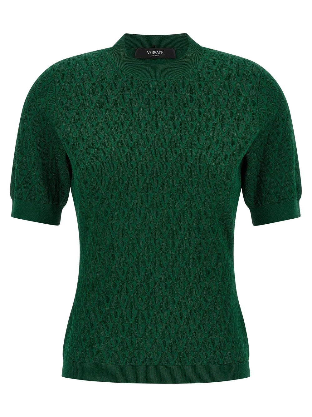 Versace Bicolor Viscose T-Shirt - IT44