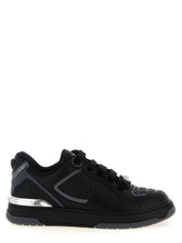 Versace Black Calfskin Athletic Sneakers
