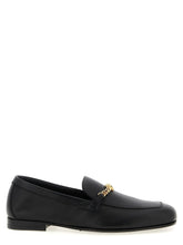 Versace Black Calfskin Slip-On Loafers