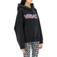 Versace Black Cotton Sweatshirt - 38