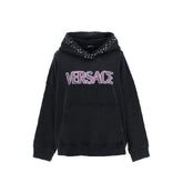Versace Black Cotton Sweatshirt - 38