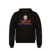 Versace Black Cotton Sweatshirt - M