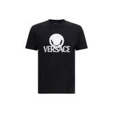 Versace Black Cotton T-Shirt