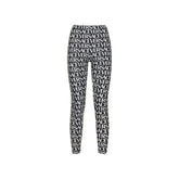Versace Black Elastane Leggings