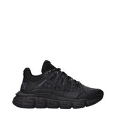 Versace Black Fabric Athletic Sneakers - EU41/US8