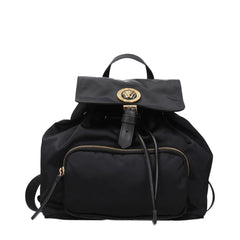 Versace Black Fabric Backpack