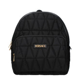 Zaino in tessuto nero Versace