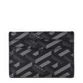 Versace Black Fabric Cardholder