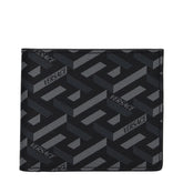 Versace Black Fabric Wallet