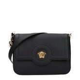 Versace Black Leather Crossbody Bag