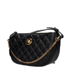 Versace Black Leather Handbag