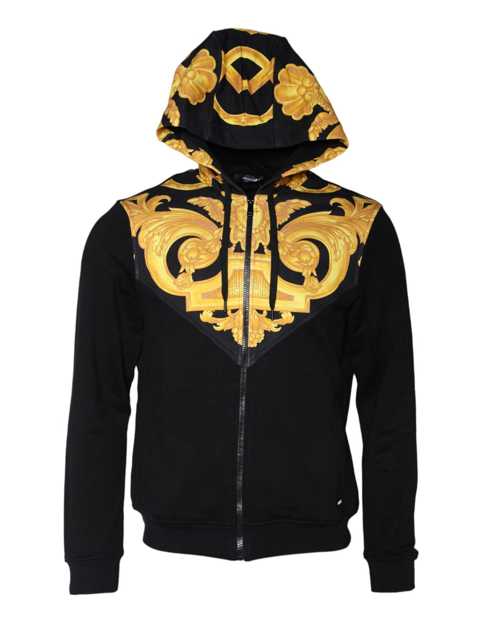 Versace Black Medusa Print Cotton Full Zip HoodieSweatshirt Sweater - XL - Hoodies