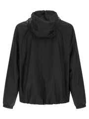 Versace Black Nylon Shell Jacket