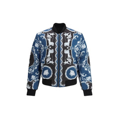 Versace Black Polyamide Bomber