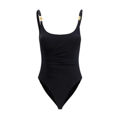 Versace Black Polyamide One-Piece Swimsuit