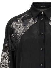 Versace Black Polyester Blouse - IT40